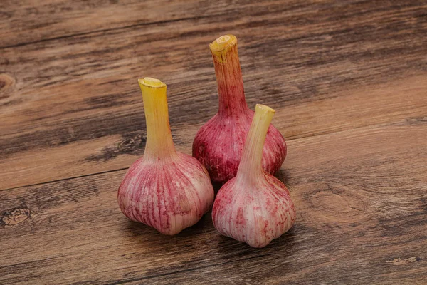 Tempero Aroma Alho Fresco Jovem Para Cozinhar — Fotografia de Stock