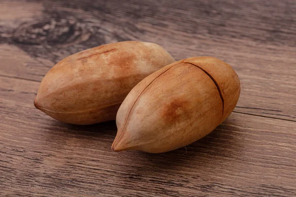 Tasty Sweet Pecan Nut Heap Isolated — Stock Photo, Image