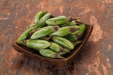 Kasede yeşil Asyalı patlıcan