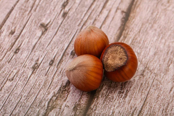 Hazelnoot Hoop Geïsoleerd Natuurlijke Achtergrond — Stockfoto