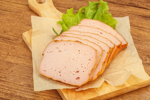 Schweinswurst Snack Über Bord — Stockfoto