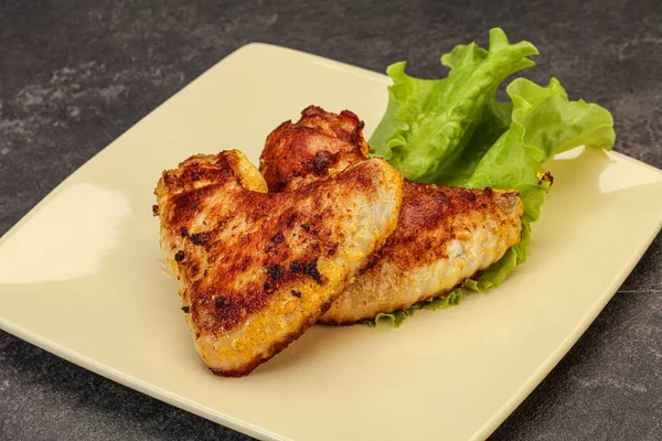 Alitas Pollo Asadas Con Especias Hierbas —  Fotos de Stock