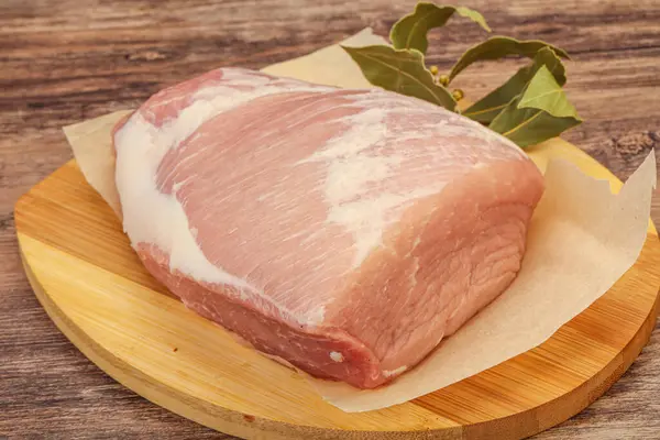 Carne Maiale Cruda Pronta Cottura — Foto Stock