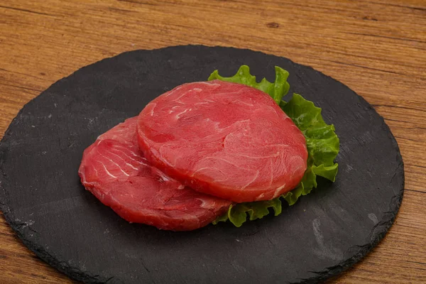 Raw Tuna Fish Steak Grill — Stock Photo, Image