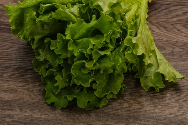 Cocina Vegana Lechuga Verde Ensalada Montón Hojas — Foto de Stock