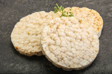 Vejetaryen için diyet çıtır ekmek yığını