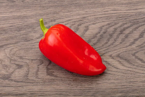 Sweet Red Bell Bulgarian Pepper Isolated — Stock Photo, Image