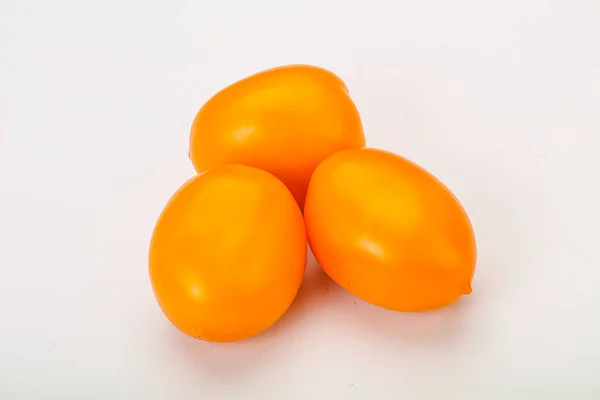 Weinig Gele Rijpe Smakelijke Tomaten Groenten — Stockfoto