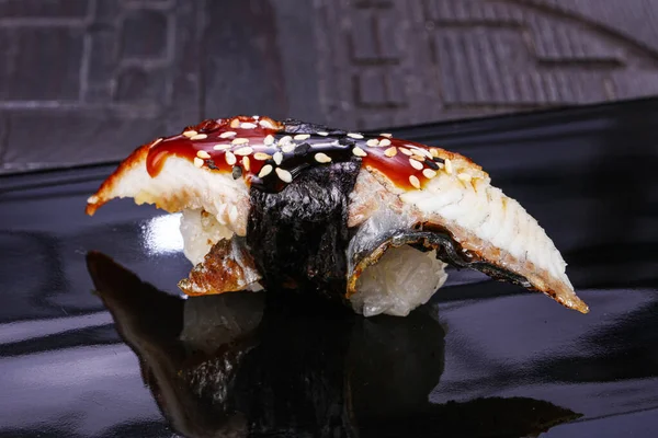 Asiatische Küche Sushi Mit Aalfisch — Stockfoto