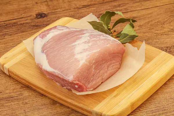 Raw Pork Meat Ready Cooking — Stock Photo, Image