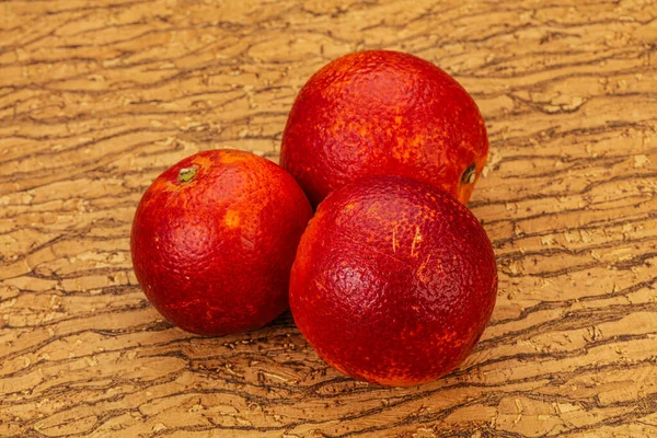 Rote Süße Orange Vor Natürlichem Hintergrund — Stockfoto