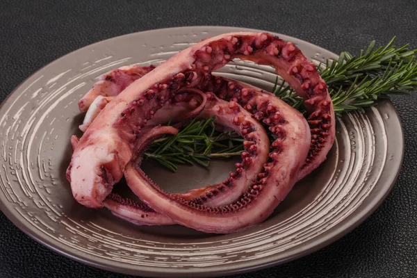 Lekkere Octopus Tentakels Met Rozemarijn — Stockfoto