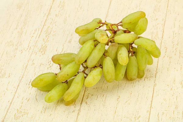 Świeże Słodkie Smaczne Zielone Sterty Winogron — Zdjęcie stockowe