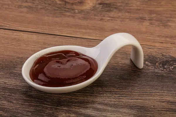 Traditional Tomato Barbicue Sauce Bowl — Stock Photo, Image