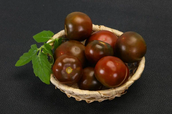 Black Tomato Tasty Fresh Ripe Kumato — Stock Photo, Image