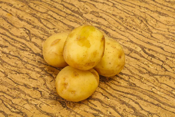 Pequeno Monte Batata Sazonal Jovem Pronto Para Cozinhar — Fotografia de Stock