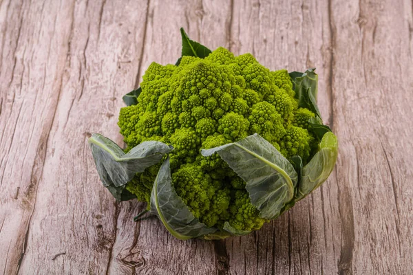 Smaklig Vegansk Ekologisk Mat Romanesco Kål — Stockfoto