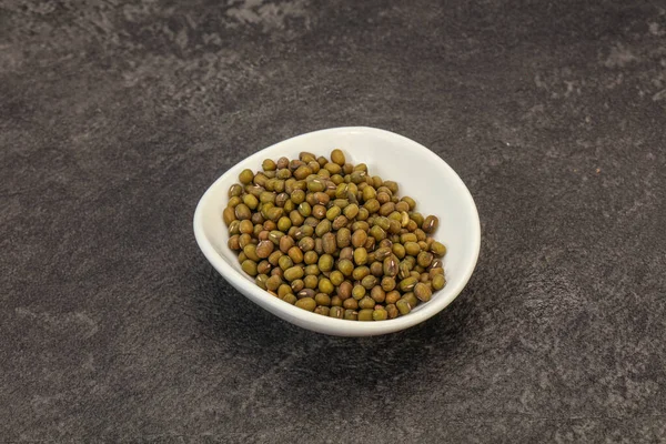 Vegetarische Keuken Droge Groene Linzen Voor Het Koken — Stockfoto