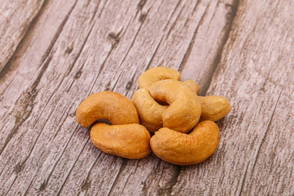 Natural Organic Brown Cashew Nut Heap — Stock Photo, Image