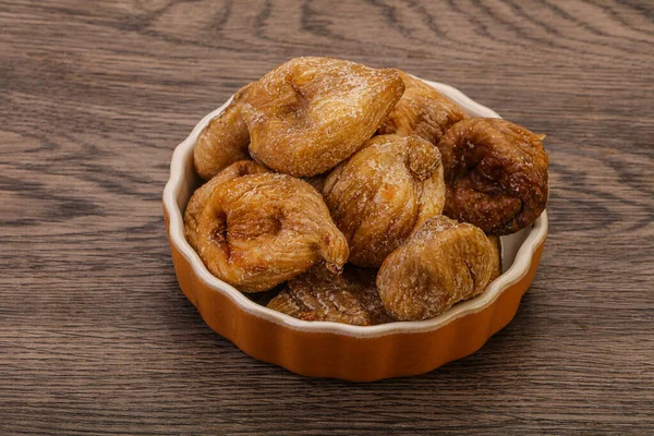 Trockene Süße Feigenfrucht Zwischenmahlzeit — Stockfoto