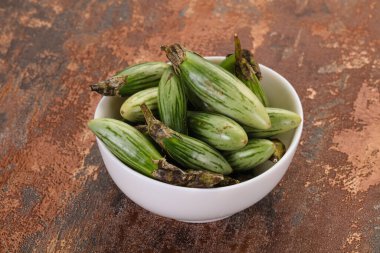 Kasede yeşil Asyalı patlıcan