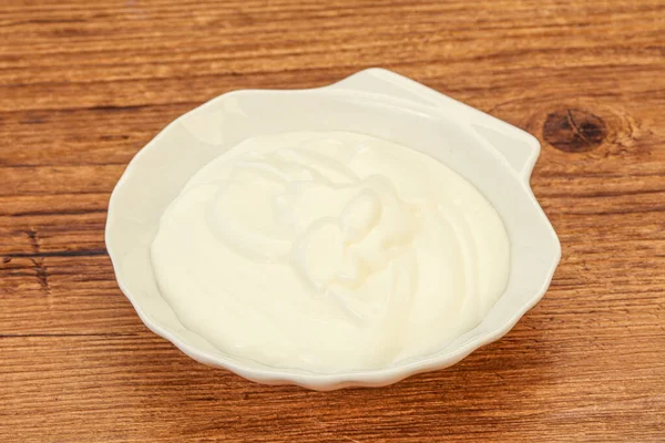 Dairy Sour Cream Bowl — Stock Photo, Image