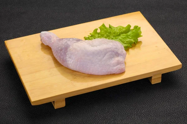 Raw Chicken Leg Ready Cooking — Stock Photo, Image