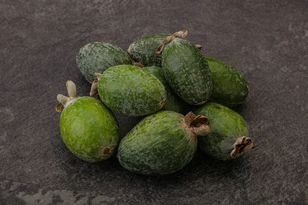 Tropisch Grüne Süße Bio Frucht Feijoa — Stockfoto