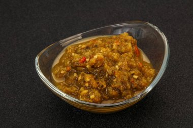 Kasede biberli yeşil baharatlı sos.