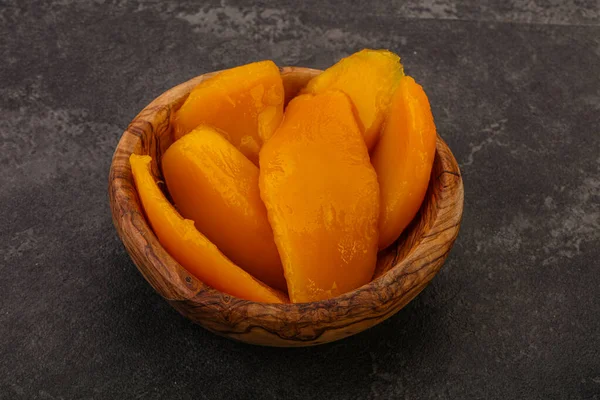 Sweet Delicous Mango Slices Syrop — Stock Photo, Image