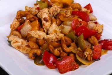 Asya mutfağı - Sebzeli kızarmış domuz eti