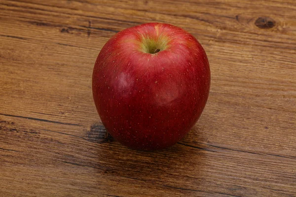 Single Rood Zoet Smakelijk Appelfruit — Stockfoto