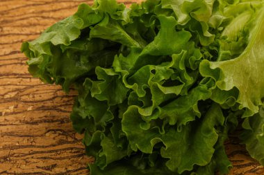 Vejetaryen mutfağı - Yeşil salata yığını yaprakları