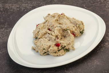 Vagan diyeti - granet tohumlu patlıcan mutabal