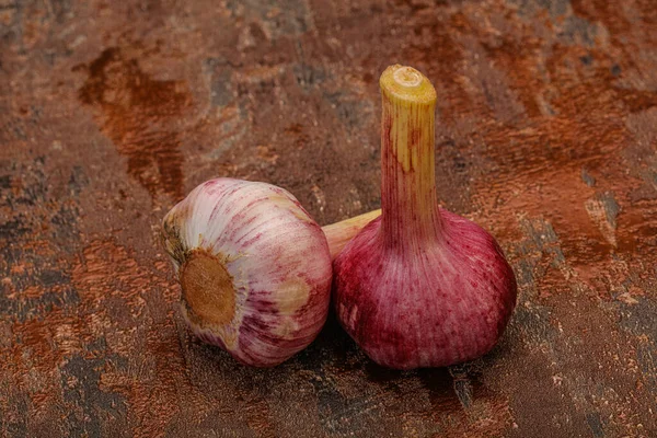 Aroma Çeşnisi Pişirmek Için Taze Sarımsak — Stok fotoğraf