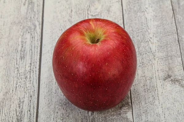 Single Red Sweet Tasty Apple Fruit — Stock Photo, Image