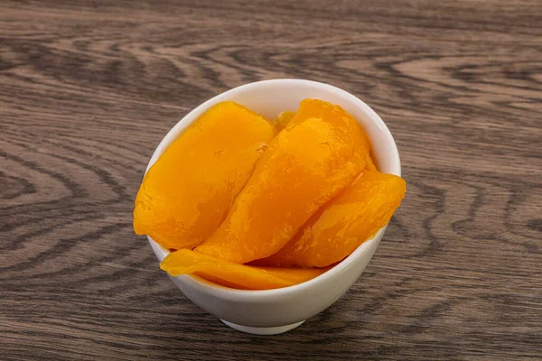 Mangga Manis Lezat Irisan Dalam Syrop — Stok Foto