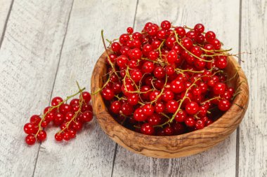 Tatlı taze kırmızı frenk üzümü