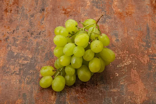 Zoete Smakelijke Rijpe Groene Druiven — Stockfoto