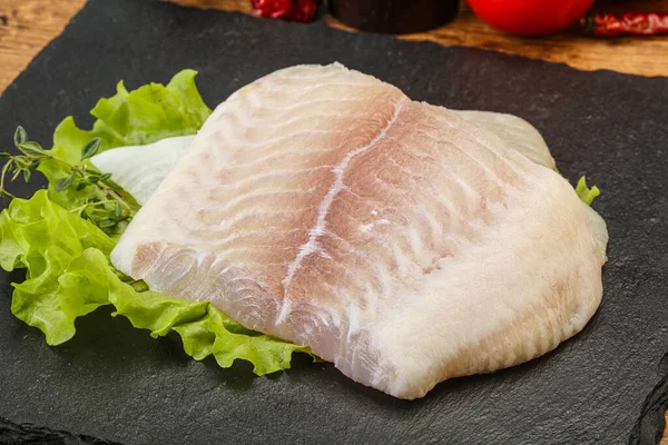 Pangasio Crudo Filete Pescado Para Cocinar —  Fotos de Stock