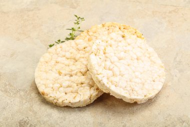 Vejetaryen için diyet çıtır ekmek yığını