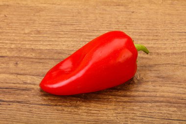 Tatlı kırmızı çan Bulgar biberi yalıtılmış