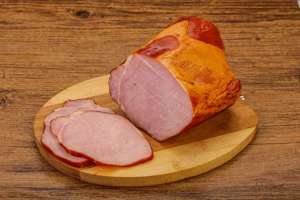 Geräucherter Schweinelöwe Mit Gewürzen Und Kräutern — Stockfoto