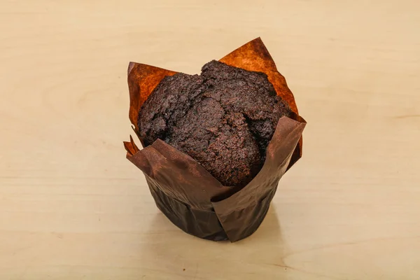 Savoureux Gâteau Muffin Chocolat Sucré — Photo