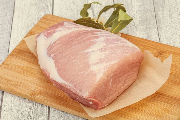 Raw Pork Meat Ready Cooking — Stock Photo, Image