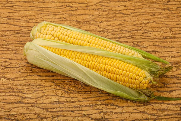 Vegan Cuisine Ripe Sweet Young Corn — Stock Photo, Image