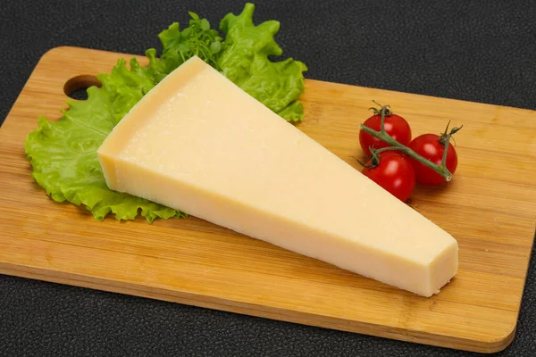 Italian Traditional Parmesan Cheese Triangle Served Salad — Stock Photo, Image