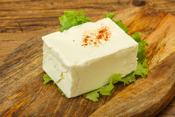 Greek Traditional Soft Feta Dairy Cheese — Stock Photo, Image