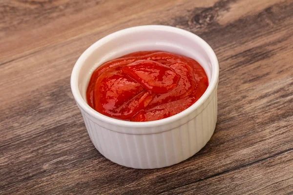 Sauce Mexicaine Chili Sriracha Chaude Dans Bol — Photo