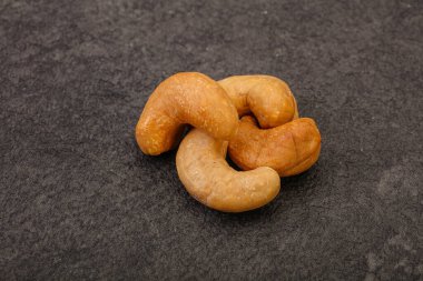 Doğal organik kaju fıstığı yığını.